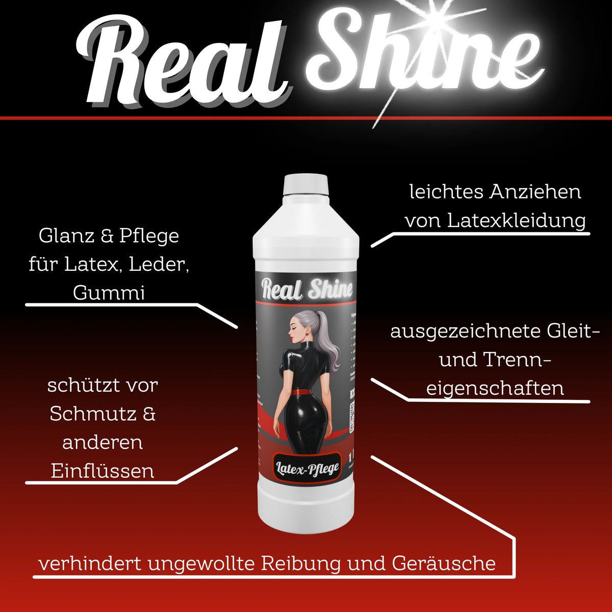 Realshine Latexpflege - Latex Anziehhilfe
